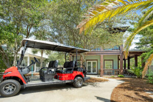 30A golf cart rules for visitors—no LSVs on Highway 98